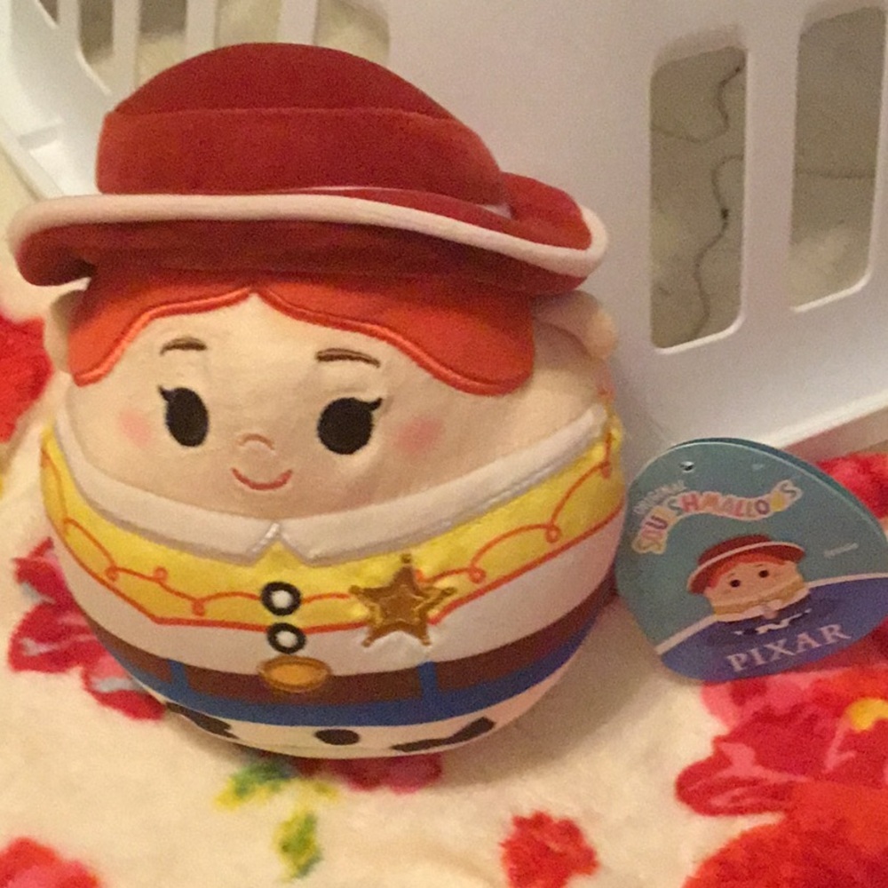 Toy Story Jesse squishmallow Cowboy Plush Toy with Red Hat